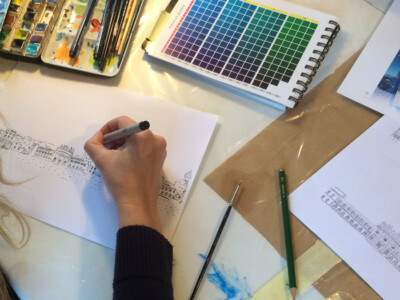 Am Zeichentisch | Mia Carlo